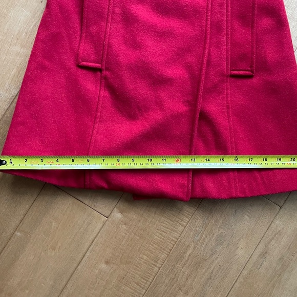 Dynamite Red Wool Pea Coat Size Small - Picture 6 of 13